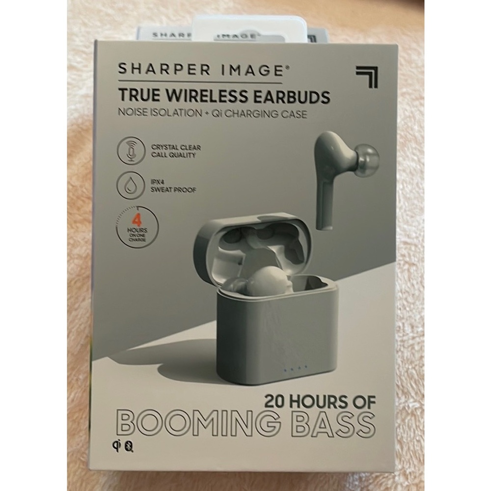 Sharper Image True Wireless Earbuds NEW